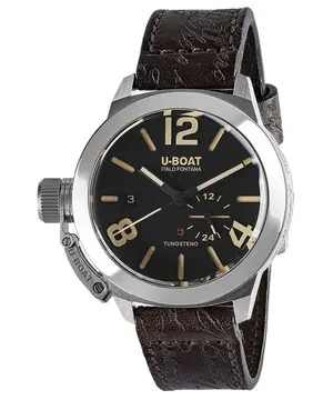 U-BOAT Classico 42 Tungsteno Black 8893, Verze: černá 