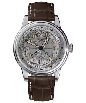 Aviator Douglas Day-Date Meca-41 V.3.36.0.286.4, Verze: hnědá 