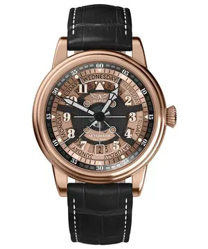Aviator Douglas Day-Date Meca-41 V.3.36.2.289.4, Verze: růžové zlato3 