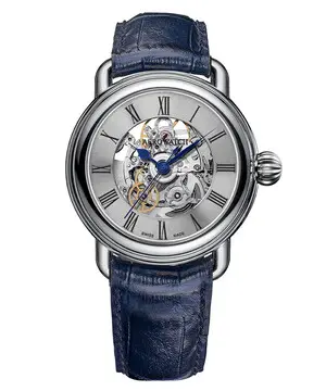 Aerowatch 1942 Automatic Skeleton A 60900 AA22, Verze: modrá 