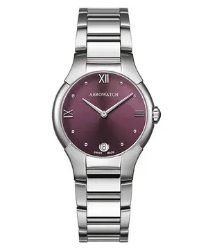 Aerowatch New Lady Grande A 06964 AA08 M, Verze: vínová 
