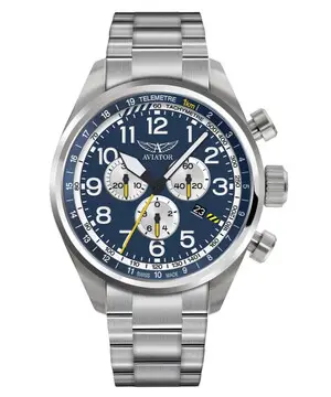 Aviator Airacobra P45 Chrono V.2.25.0.170.5, Verze: stříbrná2 