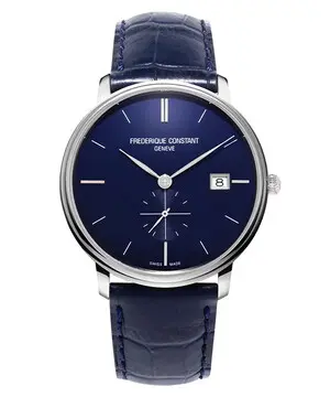 Frederique Constant FC-245N4S6 Slimline Midsize Gents, Verze: modrá 