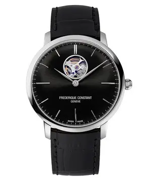 Frederique Constant Slimline Auto Heart Beat FC-312B4S6, Verze: černá2 