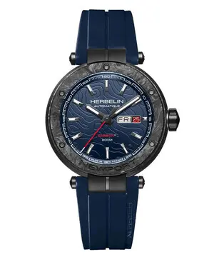 Herbelin Newport Carbon Titanium Automatic 1788CTN15CB, Verze: modrá 