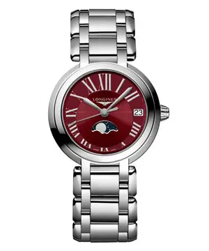 Longines PrimaLuna Moon Phase L8.115.4.92.6, Verze: červená 