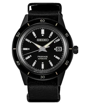 Seiko Presage 60s Style Stealth SRPH95J1, Verze: černá 