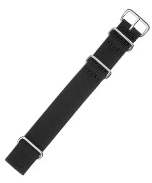 Řemínek NATO černý 24 mm 