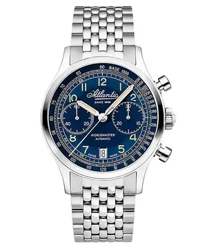 Atlantic Worldmaster Bicompax 52857.41.53, Verze: stříbrná 