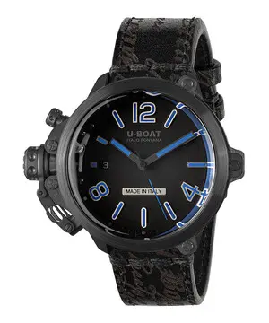U-BOAT Capsule 45 MM PVD Black BL Limited Edition 8808, Verze: černá 