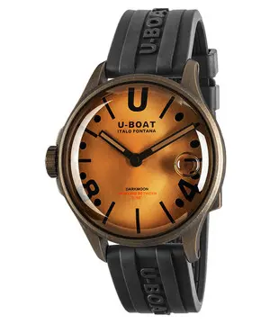 U-BOAT Darkmoon 44MM BR Black Vintage 9546, Verze: hnědá 