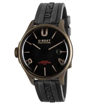 U-BOAT Darkmoon 44MM BK Brown Vintage 9548, Verze: hnědá2 