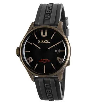 U-BOAT Darkmoon 40MM BK Brown Vintage 9549, Verze: hnědá2 