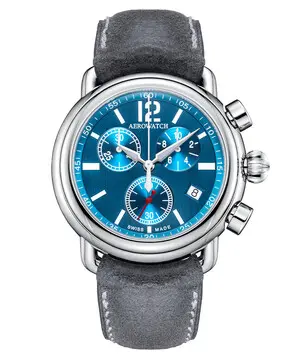 Aerowatch 1942 Chrono A 79100 AA01, Verze: modrá 