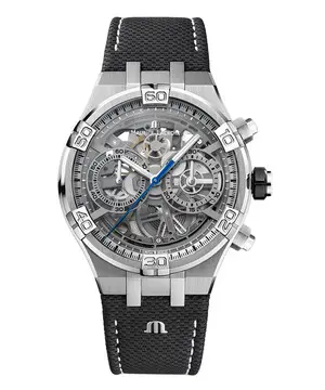 Maurice Lacroix Aikon Chronograph Skeleton AI6098-SS001-090-1, Verze: černá 