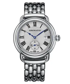 Aerowatch 1942 Petite Seconde A 76983 AA02 M, Verze: stříbrná 
