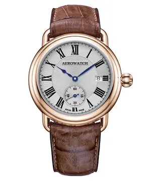 Aerowatch 1942 Petite Seconde A 76983 RO02, Verze: růžové zlato 