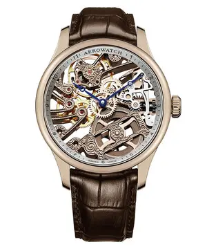 Aerowatch Renaissance Skeleton Classic A 50981 R101, Verze: růžové zlato 