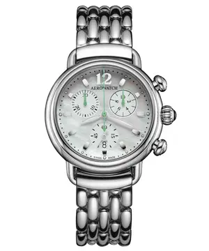 Aerowatch 1942 Chronolady Pastel Green A 81105 AA03 M, Verze: zelená 