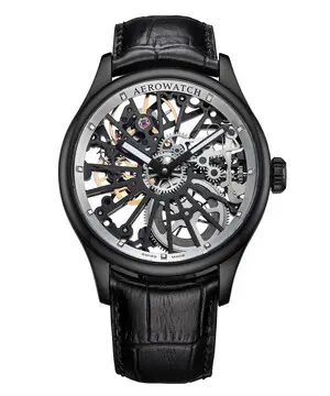Aerowatch Renaissance Skeleton Wheel A 50981 NO25, Verze: černá4 