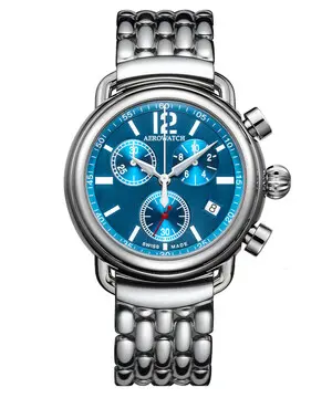 Aerowatch 1942 Chrono A 79100 AA01 M, Verze: stříbrná 