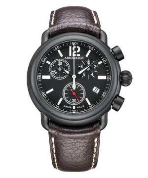 Aerowatch 1942 Chrono A 79100 NO05, Verze: černá 