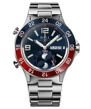 Ball Roadmaster Marine GMT Moon Phase DG3220A-S1CJ-BE, Verze: modrá 