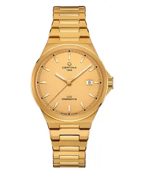 Certina DS-7 Powermatic 80 C043.407.33.361.00, Verze: žluté zlato 