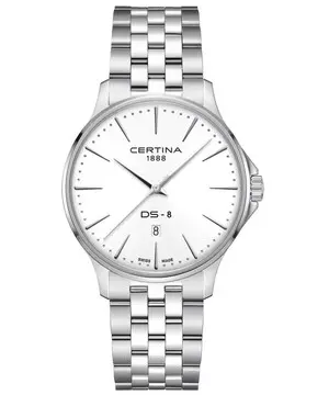 Certina DS-8 Gent C045.410.11.011.00, Verze: stříbrná 