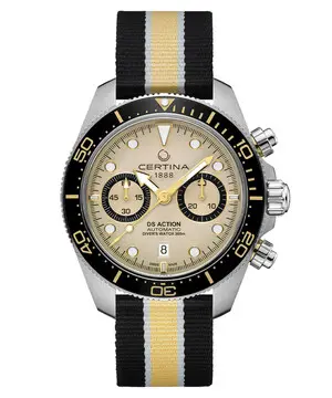 Certina DS Action Chrono Diver C032.827.18.271.00, Verze: béžová, krémová 