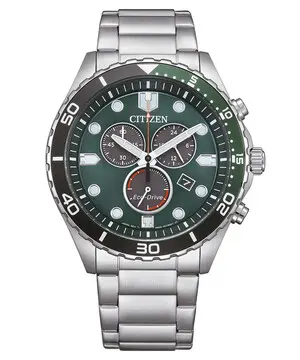 Citizen Aqua Chronograph AT2561-81X, Verze: zelená 
