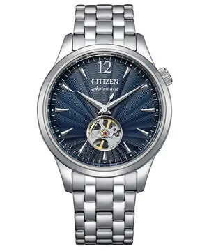 Citizen Mechanical Classic Open Heart NH9131-73L, Verze: modrá 