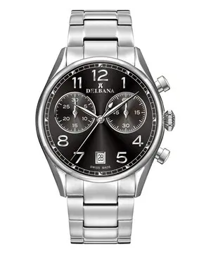 Delbana Fiorentino Chronograph 41701.754.6.032, Verze: černá 