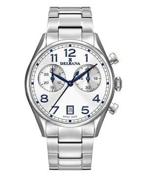 Delbana Fiorentino Chronograph 41701.754.6.062, Verze: stříbrná 