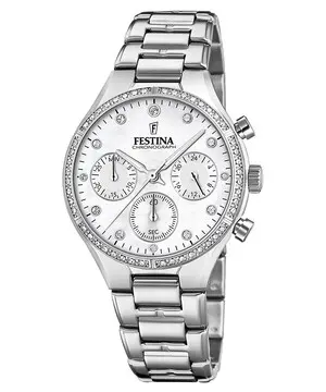 Festina Boyfriend Chronograph F20401/1, Verze: stříbrná 