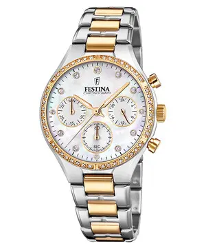Festina Boyfriend Chronograph F20402/1, Verze: žluté zlato 