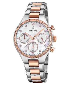 Festina Boyfriend Chronograph F20403/1, Verze: růžové zlato 