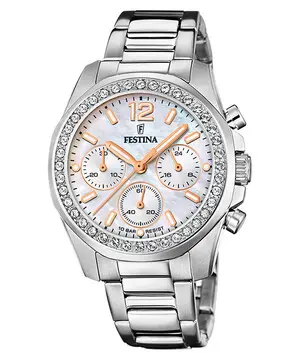 Festina Boyfriend Chronograph Rainbow F20606/1, Verze: stříbrná 