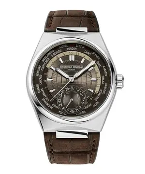 Frederique Constant Manufacture Highlife Worldtimer FC-718C4NH6, Verze: hnědá 