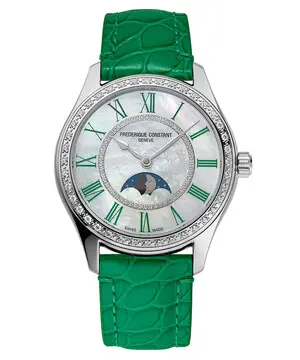 Frederique Constant Classics Elegance Luna FC-331MPWGRD3BD6, Verze: zelená2 