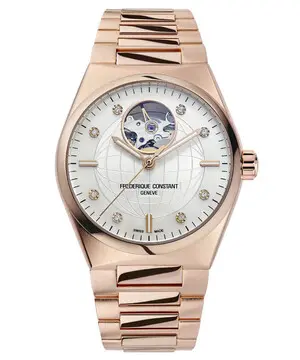 Frederique Constant Highlife Ladies Automatic Heart Beat FC-310MPWD2NH4B, Verze: růžové zlato3 