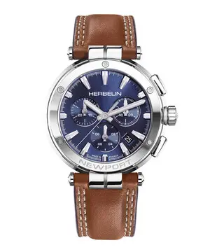 Herbelin Newport Chrono 37658AP15GD, Verze: hnědá2 