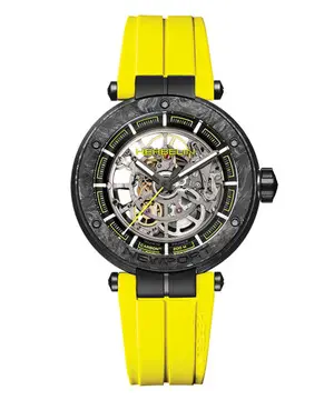 Herbelin Newport Carbon Titanium Automatic Skeleton 1888SQCTN14CY, Verze: černá 