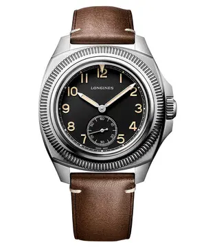 Longines Pilot Majetek L2.838.4.53.0, Verze: hnědá 