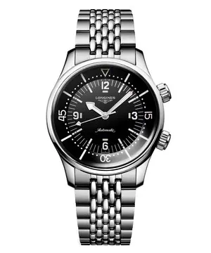 Longines Legend Diver Watch L3.764.4.50.7, Verze: černá 