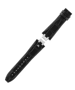 Řemínek Maurice Lacroix Aikon ML800-005035 39 mm, Verze: černá 
