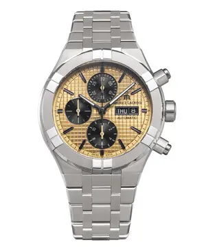 Maurice Lacroix Aikon Automatic Titanium Chronograph AI6038-TT032-530-1, Verze: žluté zlato 