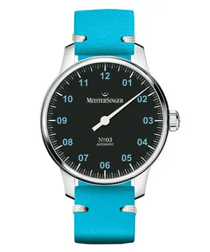 MeisterSinger No. 03 S-BM9902B, Verze: modrá 