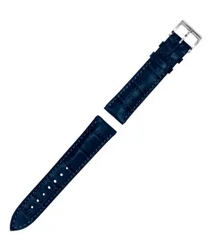 Řemínek MeisterSinger SG04 modrý, Verze: modrá, Šířka řemínku: 20 mm, Šířka u spony: 18 mm 