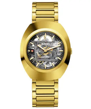 Rado DiaStar Original Skeleton R12164153, Verze: žluté zlato 